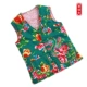 Áo vest cotton ngắn 2018 mới thu đông và ấm áp áo trễ vai hoa vải Slim vest nữ dày áo