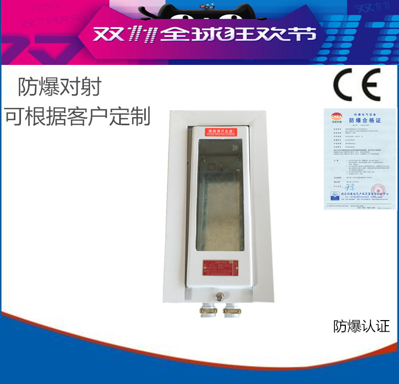 Explosion-proof infrared double detector manufacturers industrial grating detection alarm chemical infrared counter-fire control box customized