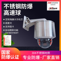 Explosion-proof high-speed dome machine intelligent network high-definition coaxial infrared night vision Haikang movement 2 million camera projector
