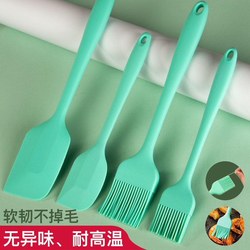 Silicone oil brush kitchen pancake spread sauce brush oil brush household high temperature food baking brush pancake brush barbecue brush