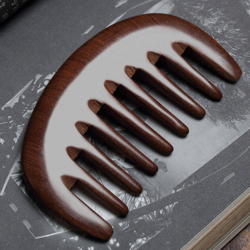 Massage Comb Anti Hair Loss Head Meridians Comb Small Comb Carry-on Sandalwood Comb Woman Wide Tooth Roll Hair Comb Large Teeth Comb