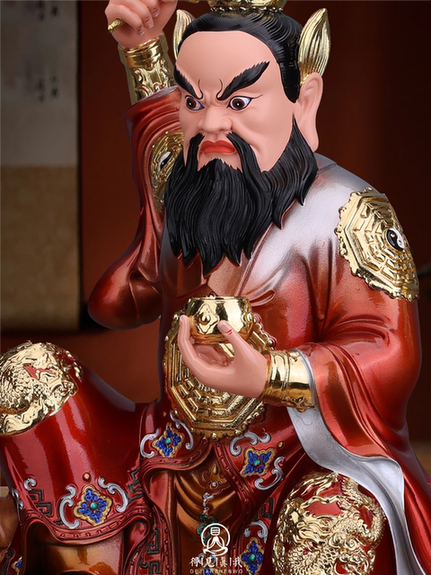 Zhang Tianshi statue Zhang Daoling Longhushan Zhang Zhenren home worship ornaments Zhengyi real ancestor Buddha statue