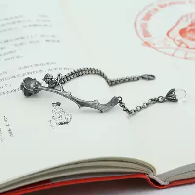 I don't mind Thorns S925 sterling silver rose couple bracelet female male retro birthday gift for girlfriend jewelry