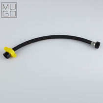 304 stainless steel bellows water heater hot and cold 4 points thick high pressure explosion-proof water pipe household metal water inlet hose