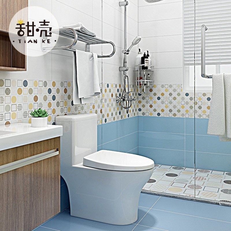 Macaron Tile Kitchen Makeup Room Toilet Wall Brick Pink Ins Nets Red Bathroom Nordic Flowers Brick 200x600