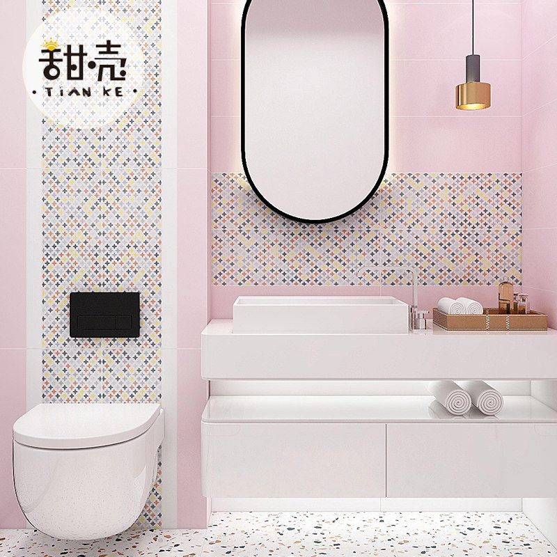 Macaron tiles 200x600 Kitchen Makeup Room Tile Minima Modern Toilet Floor Tiles Ins Wind All Porcelain Wall Brick