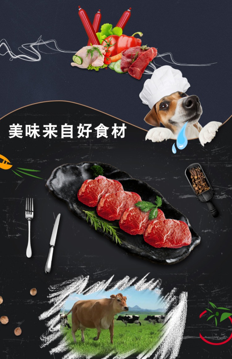 Er Pet Pet Teddy Bear Snacks Dog Dog Xúc xích Thịt bò Ham Intestines 60 Phần thưởng đào tạo Ăn vặt - Đồ ăn vặt cho chó ganador puppy 3kg