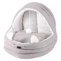 Cat nest for all seasons winter warm villa kennel super large cat cat bed semi-enclosed pet sleeping house