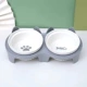 Керамическая двойная чаша+серая утечка
