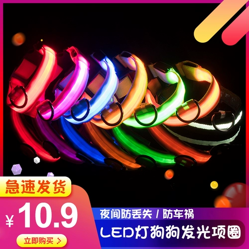 Защитный светящийся ночной безопасный чокер, анти-потеряшка