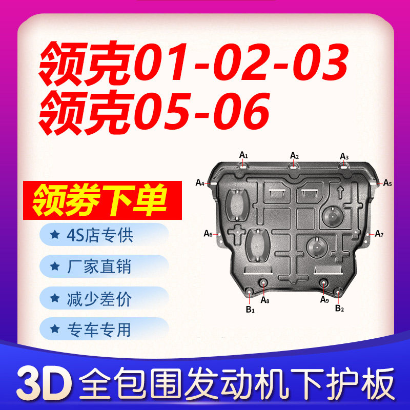21 Linker 06 engine downstream plate modification special 01 02 03 05 chassis armored protection board baffle