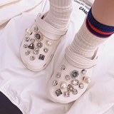 Обувь, украшение для ногтей в форме цветка, туфли, наклейка, наклейки, съемные аксессуары, декор с аксессуарами