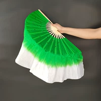 Симуляция шелковой кости вентилятора 31 плавающее 20 зеленого перевернутого красителя