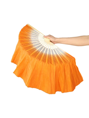 Двойной фанат танца двойной квадратный танец Jiazhou Twisting Yangge Fan Performance Взрослые детские симуляции шелковых танцев