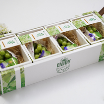  Qingwang sunshine rose grape packaging box Gift box box 5 kg carton Xiangyin green high-end gift box