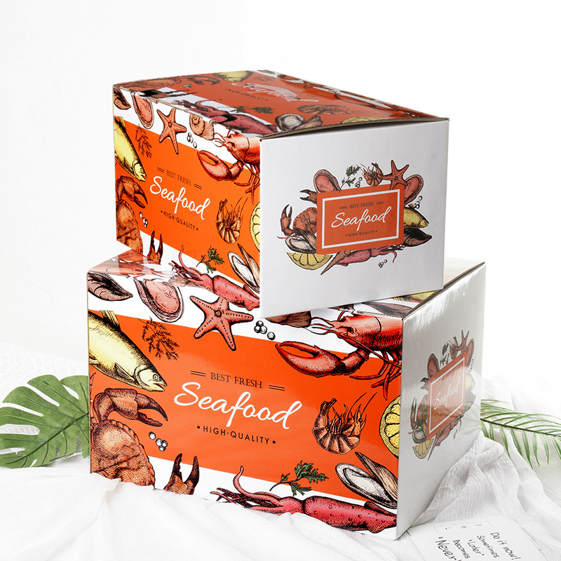 Yangcheng Lake Daihai Cargo Box Seafood Outside Packaging Box Crab Box High-end Gift Box Customized
