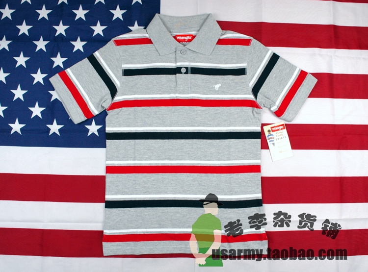 (US version) Wrangler Shepherd POLO shirt children L code brand new with hanging card