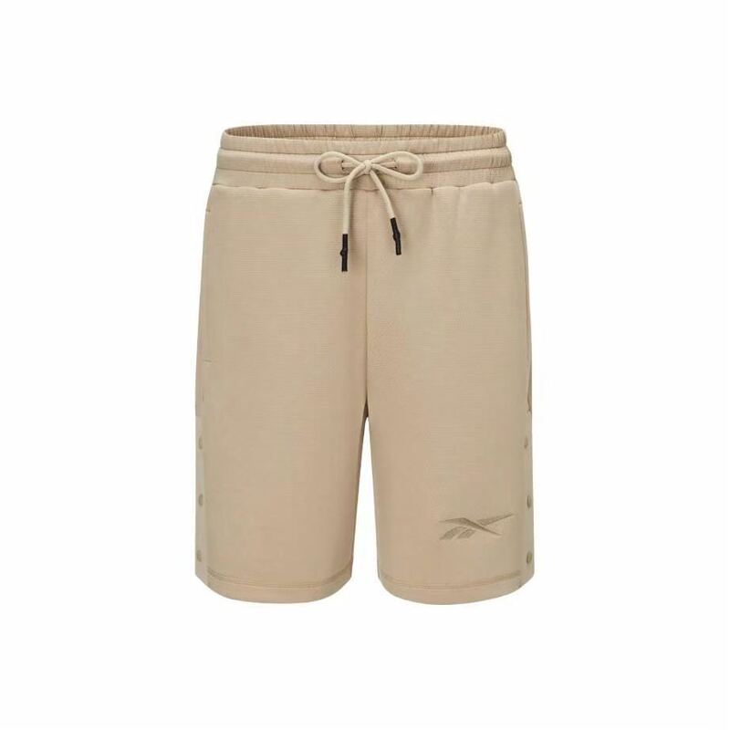 Reebok Beats Shorts U Solid Color Knitted Drawstring Loose Casual Shorts, Same Style for Men and Women