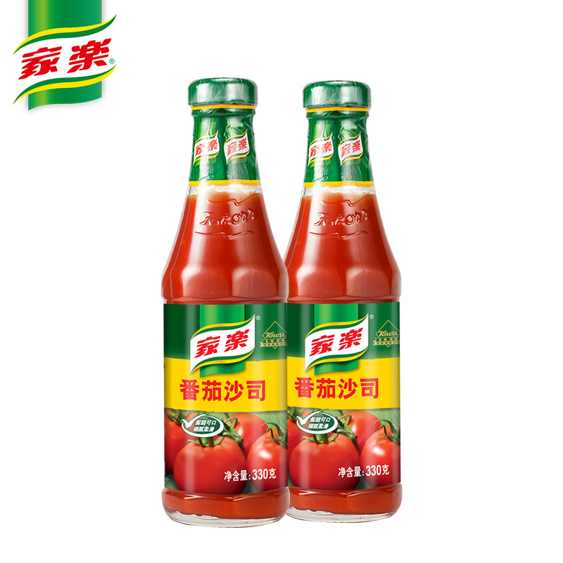 家乐 番茄沙司 330g*2瓶 天猫优惠券折后￥11.9包邮（￥18.9-7）
