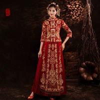 Традиционный свадебный наряд Сюхэ, вечернее платье, свадебное платье, коллекция 2022, китайский стиль, подходит для подростков