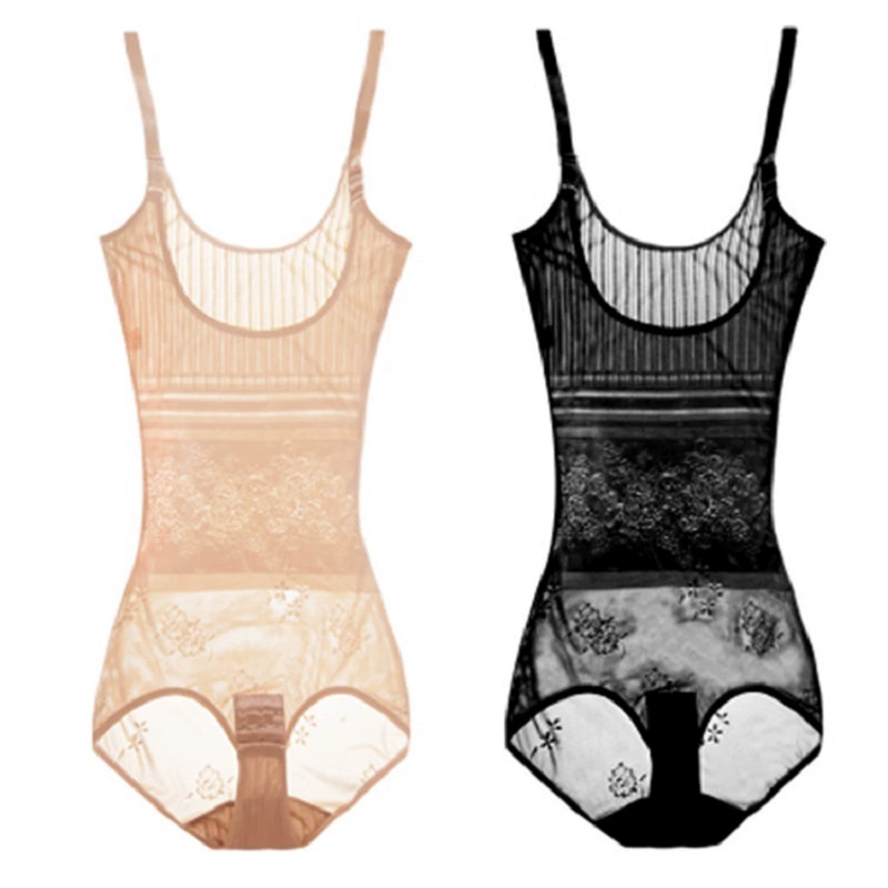 Áo corset một mảnh siêu mỏng cho phụ nữ sau khi sinh nở bụng, nâng đỡ eo, ngực và hông, áo lót đáy thoáng khí, áo nịt ngực gợi cảm - Sau sinh