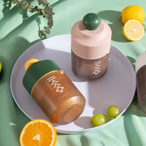 Мини -ручная соковыжималка банкет PP Пластиковый оранжевый отель Squeeezer