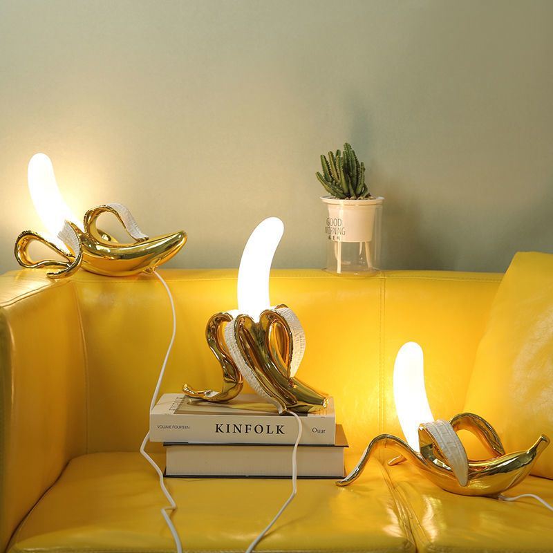 Banana Table Lamp Nordic Modern Creative Living Room Study Bedroom Bedside Resin Glass Fruit Night Light Decoration Xiaohongshu Banana Table Lamp Nordic Modern Creative Living Room Study Bedroom Bedside Resin Glass Fruit Night Light Decoration Xiaohongshu