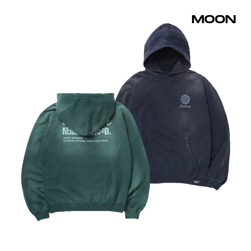 Malbon Neighborhood フード付きパーカー ダークグレー 现货NEIGHBORHOOD X MALBON GOLF SAVAGE SWEAT HOODIE联名帽衫评价- 淘宝网