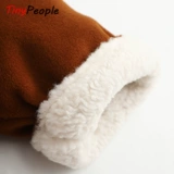 Скандинавское брендовое детское демисезонное шерстяное пальто, длинная толстовка с капюшоном, детская одежда, средней длины