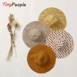 Скандинавская брендовая детская летняя солнцезащитная шляпа для выхода на улицу, тонкая шапка на солнечной энергии