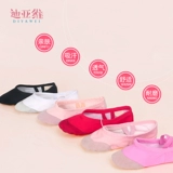 Детские тканевые танцующие туфли для принцессы для раннего возраста, мягкая подошва
