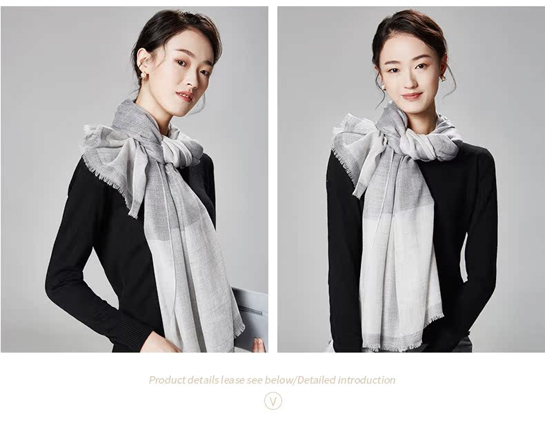 Foulard pour Femme en Cachemire - Ref 3157981 Image 14