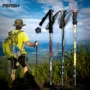 Fei Lai Shi carbon trekking cực dài 3 phần trekking ngoài trời đi bộ gậy tự vệ đi bộ đường dài an toàn chống mài mòn - Gậy / gậy gậy cho người già chống trượt có đèn led