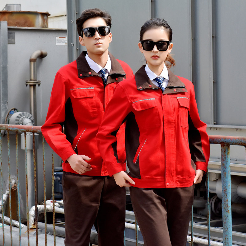 Welders workwear suit men's pure cotton spring autumn season anti-scalding sweaty factory clothes thickened wear-resistant long sleeve lagoon custom-made-Taobao