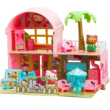 Hello kitty, вилла, игрушка, хижина, домик, семейная кукла