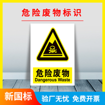 Hazardous waste beware of corrosion fire pay attention to safety dust-proof prompt signs no smoking no fireworks no warning international warning