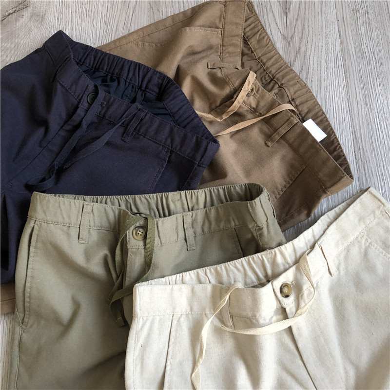 Clothing room Bull & Trade Clip Summer Men's cotton casual pants Fix Little Different Pure Little Paint Little Patient Trousers