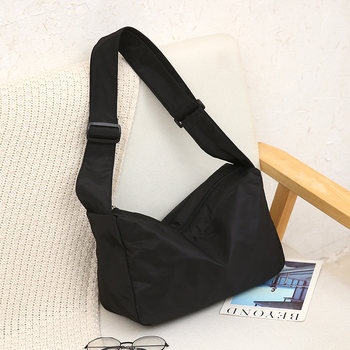 Niche casual versatile crossbody sports canvas bag