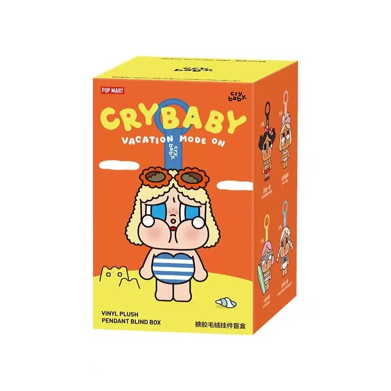 POP MART CRYBABY Vacation Mode On Crybaby Vinyl Beach Vacation Blind Box