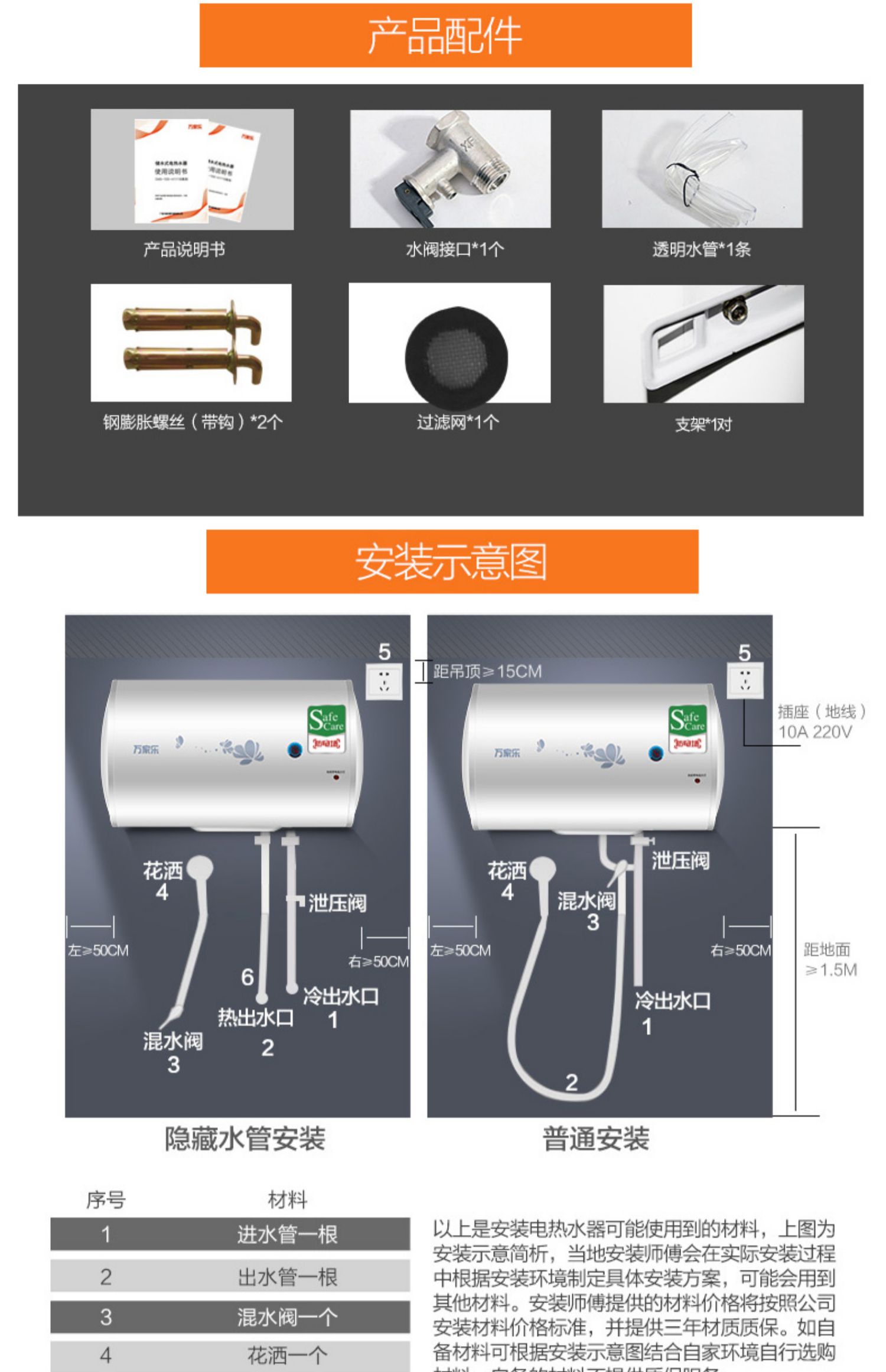 bình nóng lạnh rossi 30l Máy nước nóng điện Macro / 万家乐 D60-H111B Bồn tắm gia đình 60 lít bình nóng lạnh sơn hà