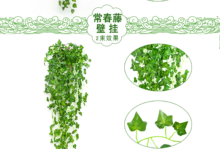 Cây mô phỏng hoa mây giả cây nho xanh lá cây treo hoa lan trong nhà phòng khách trang trí nhựa xanh hoa hồng treo tường màu xanh treo - Hoa nhân tạo / Cây / Trái cây bình hoa mộc lan giả