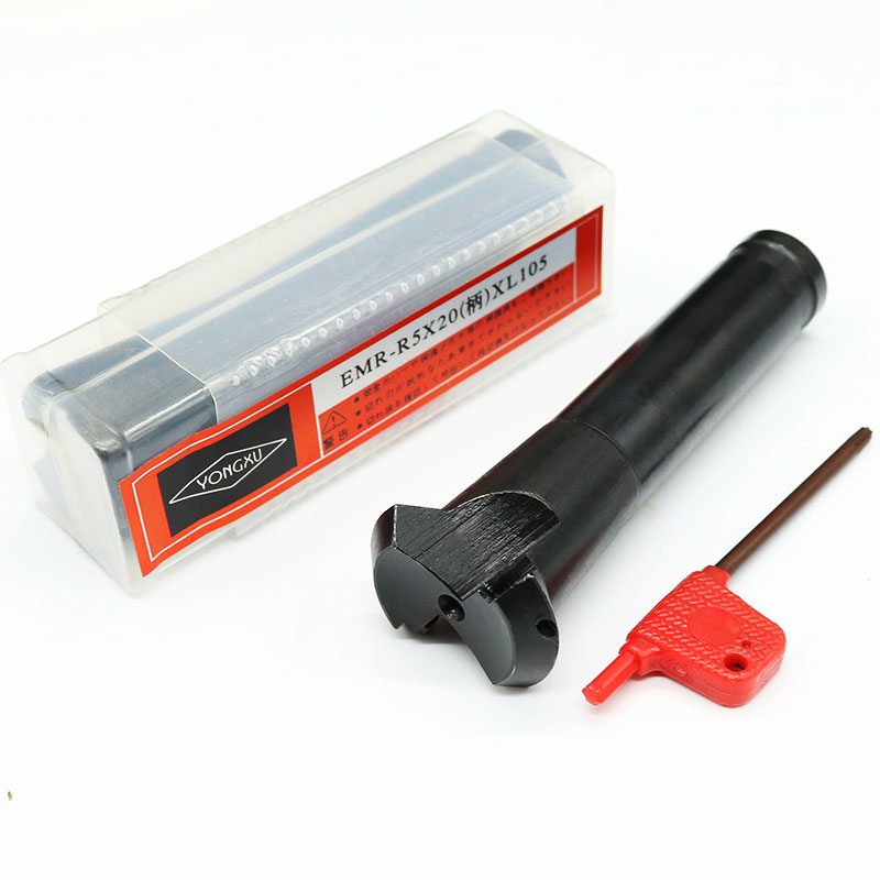 Milling machine knife with round nose knife numerical control milling cutter Anti-seismic plane open coarse EMR5 shank 45 ° -20 shank * 105