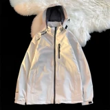 Куртка, мужская осенняя толстовка с капюшоном, флисовый альпинистский пуховик