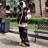 Бейсбольная осенняя форма, шерстяная тонкая куртка, парная одежда для влюбленных, в американском стиле