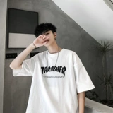 Tide, трендовая хлопковая летняя футболка с коротким рукавом, в корейском стиле