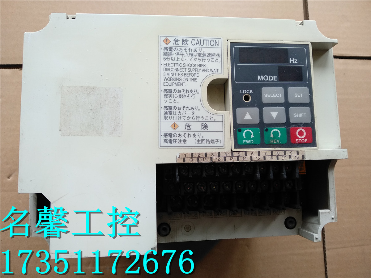 Dismantling machine Panasonic frequency converter VF-8X BFV80754X 7 5KW 380V Physical shooting quality package good-Taobao