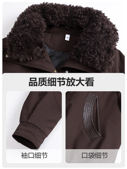 2025 New Style Winter down Jacket for Mothers, Stylish and Elegant, Winter Clothing for Middle-Aged and Elderly Women, Cotton-Padded Jacket, Brand Top for Women