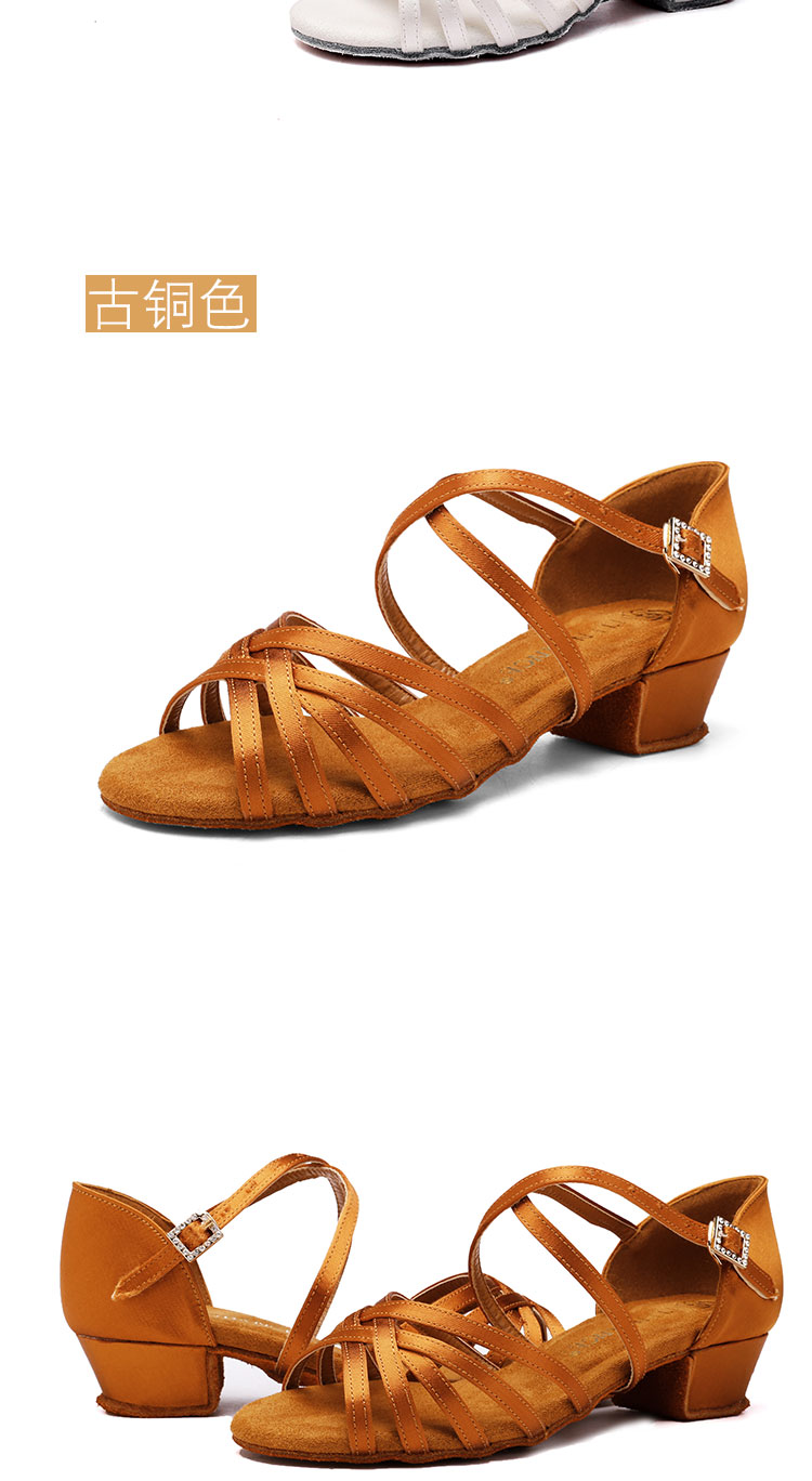 Chaussures de danse latino en satin - Ref 3448006 Image 18