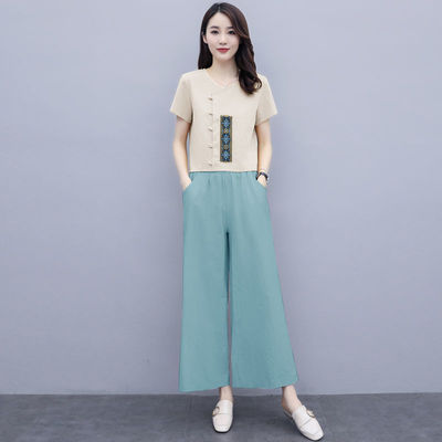 康礼夫夏季2021套装裤女时尚休闲
