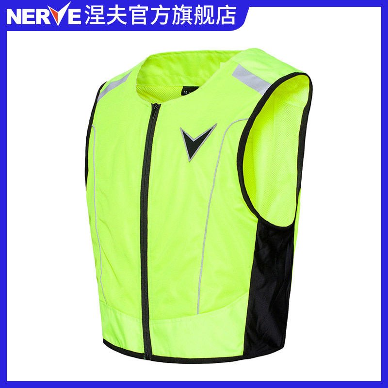 NERVE Nev Interstellar Vest Locomotive Riding the Locomotive Racing waistcoat Reflective Rider equipped with Four Seasons